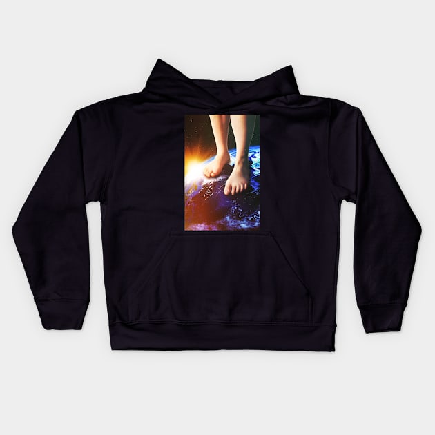 Barefoot Kids Hoodie by SeamlessOo